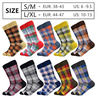 New Men's Socks Casual Business Dress High Quality Happy