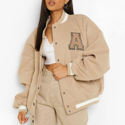 Spring And Autumn Vibe Style Baseball Uniform New Bomber