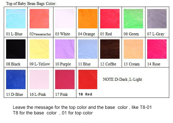 Levmoon Medium Ewha Print Bean Bag Chair Kids Bed For Sleeping Portable Folding