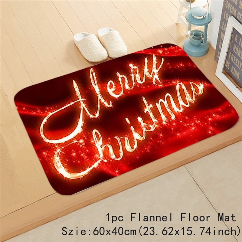 Christmas Cushion Cover 45*45 Red Merry Christmas Printed