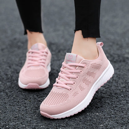 Sneakers Women Shoes Flats Casual Sport Shoe Woman Lace-Up Spring Summer Mesh Light Breathable zapatillas deportivas mujer