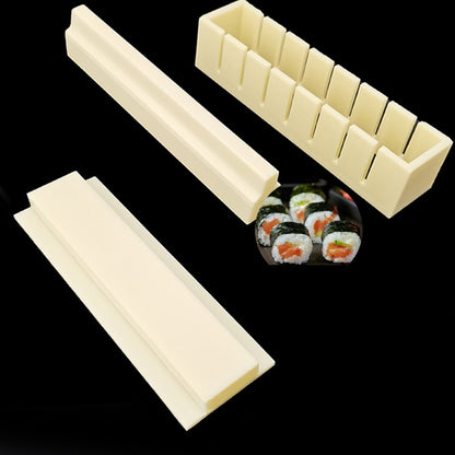 Free Shipping  New Cooking Tools DIY Sushi Maker Rice Mold Kitchen Sushi Making Tool Set Pack of 11 MTY3