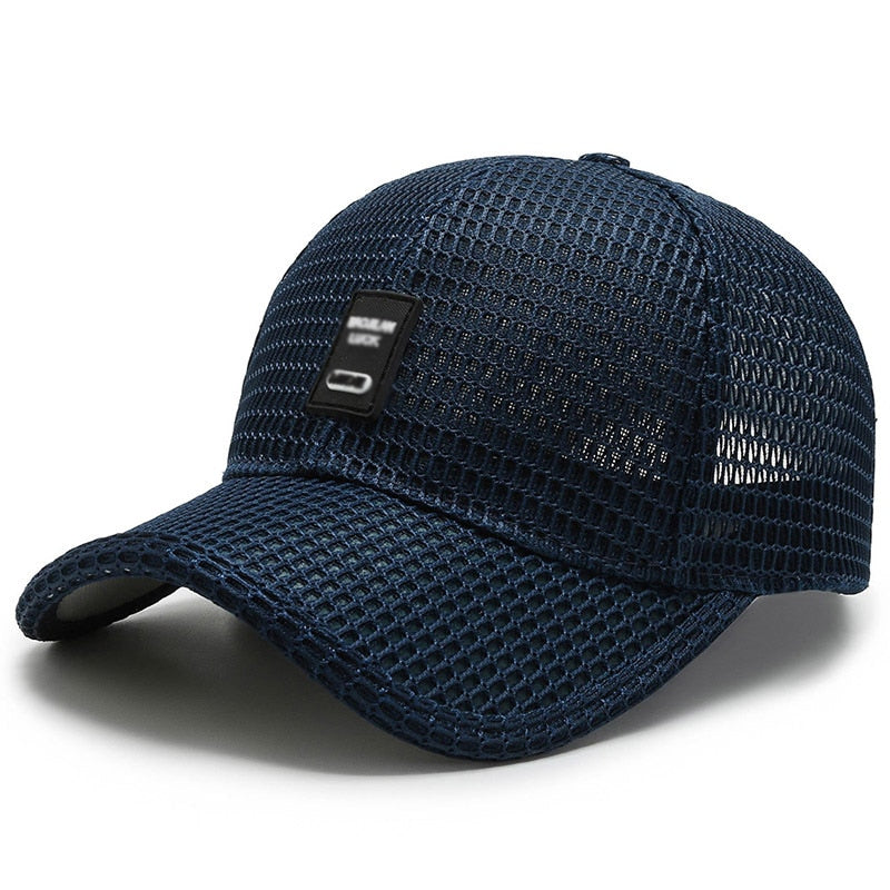 Unisex Mesh Men's Baseball Cap Adjustable Cotton Breathable Comfortable