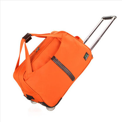 High Quality 20 inch silent wheels rolling luggage waterproof duffle bags travel trolley boarding bag with a lock large 5 colors