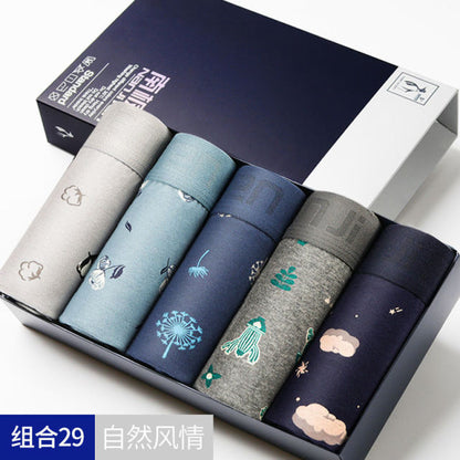 Hot Underwear Men Cotton Boxer Homme Brand Underpants Male Panties Breathbale Shorts U Convex Pouch Plus Size L-3XL