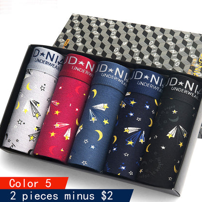 Hot Underwear Men Cotton Boxer Homme Brand Underpants Male Panties Breathbale Shorts U Convex Pouch Plus Size L-3XL