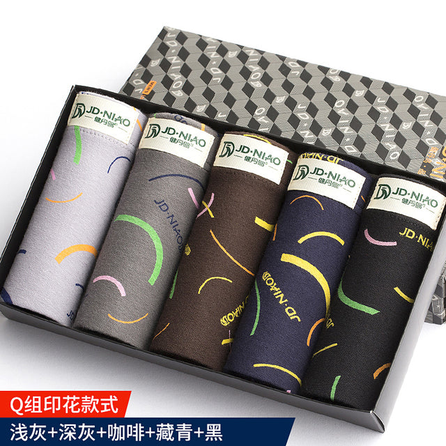 Hot Underwear Men Cotton Boxer Homme Brand Underpants Male Panties Breathbale Shorts U Convex Pouch Plus Size L-3XL