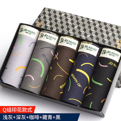 Hot Underwear Men Cotton Boxer Homme Brand Underpants Male Panties Breathbale Shorts U Convex Pouch Plus Size L-3XL