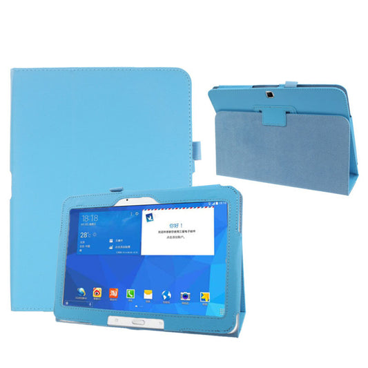 Hot selling Folio Leather Case Cover For Samsung Galaxy Tab 4 10.1" SM-T530 Tablet