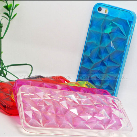 KK-WW01: Pretty Prismatic Soft Silicone Cases For iPhone 5 iPhone 5S Case For iPhone5 iPhone5S 5G Back Cover Phone Shell NSS03 & - Shopy Max
