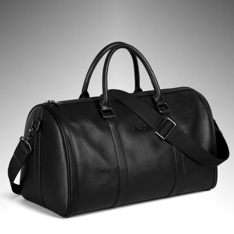 Male  men cowhide luggage handbag genuine leather commercial travel bag man bag