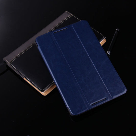 Luxury Leather Cover Case for Lenovo Tab A7 A7-50 A3500 A3500-HV 7 inch Tablet Protective + Screen Protector + Stylus Pen - Shopy Max