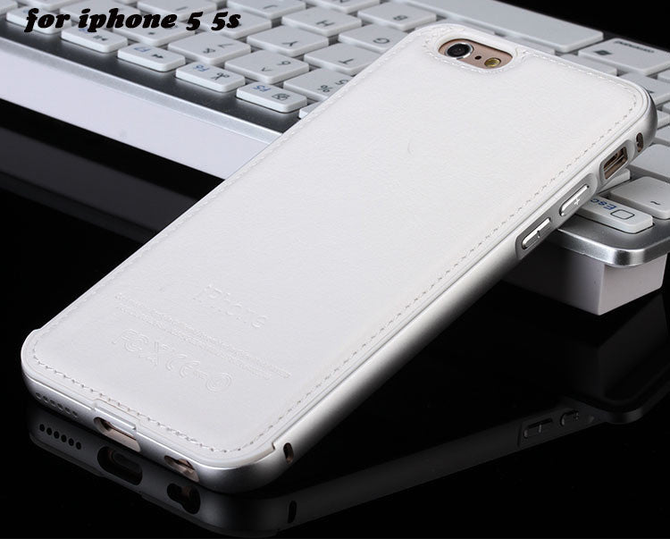Luxury Leather Handtailor 2 in 1 phone cover cases for iphone 5 5s 6 6 plus PT1855 - Shopy Max