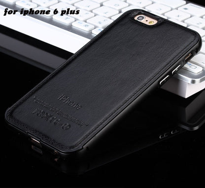 Luxury Leather Handtailor 2 in 1 phone cover cases for iphone 5 5s 6 6 plus PT1855 - Shopy Max