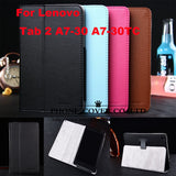 Magnet Stand pu leather case cover for Lenovo Tab 2 A7-30 A7-30TC  / A7 30 7 inch tablet cover case + screen protectors+stylus