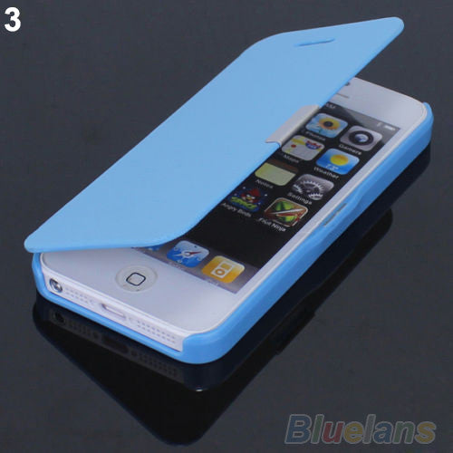 Magnetic Flip Leather Hard Skin Pouch Wallet Case Cover For Apple iPhone 5S 5G phone cases 01R4