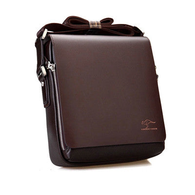 Man Business style PU leather bag High quality men messenger bags men multi-function crossbody