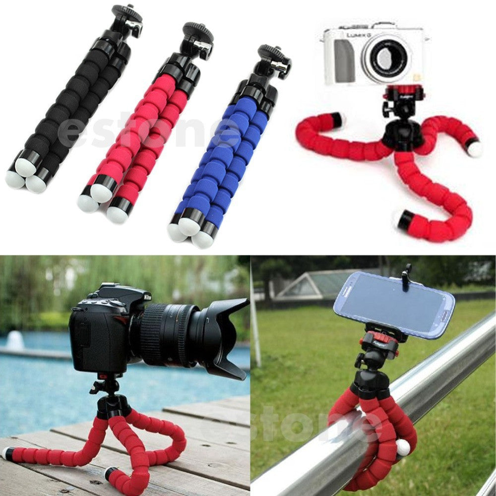 Mini Portable Octopus Flexible Tripod Holder Mount Stand For Camera Mobile Phone