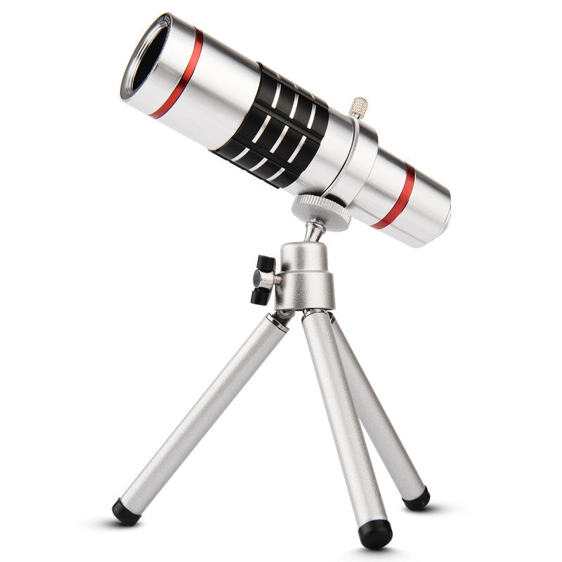 Mobile Phone Lens Universal 18x universal optical Telescope Camera telephoto Lens with tripod For iphone Samsung HTC 18X Lens