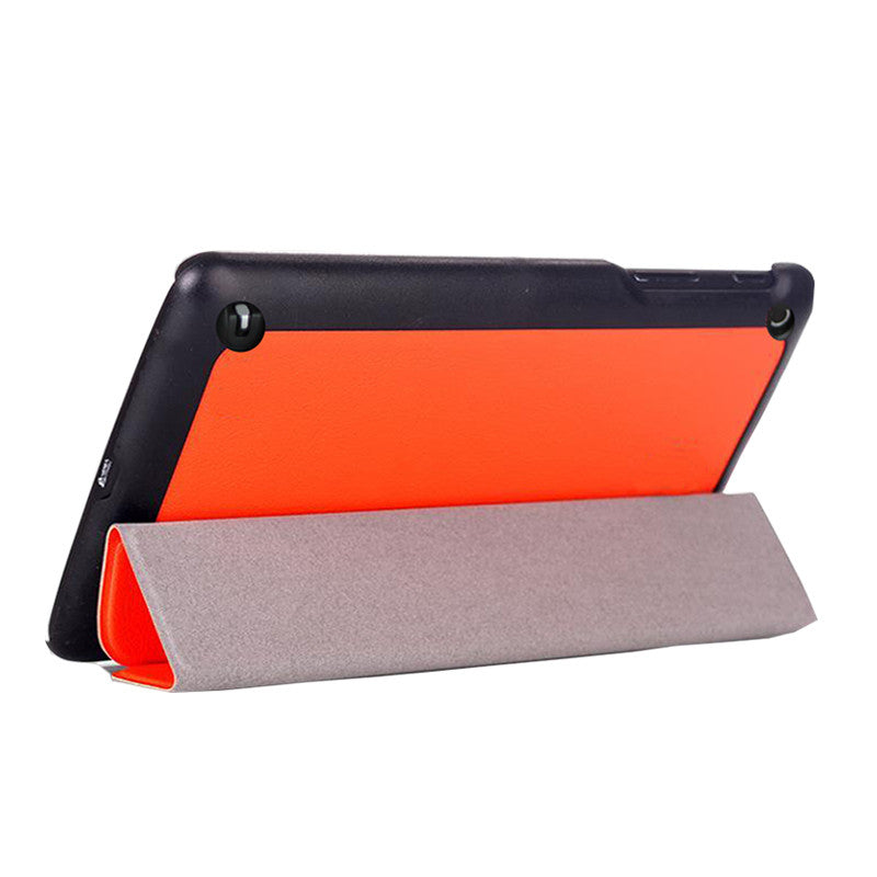 NFcase smart stand triangle folded leather cover 2014 case for NVIDIA SHIELD 2 8.0 tablet 8 inch tablet case +screen tylus pen