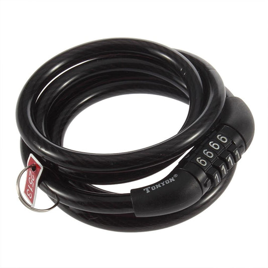 New Arrival 1pcs Code Cable Lock Cycling 4-Digital Bicycle Combination Bike Chian Lock