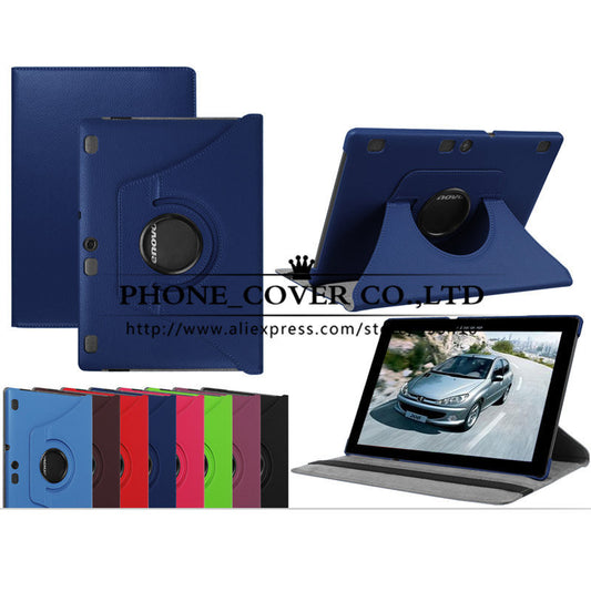 New fashion design litchi pattern leather case cover For Lenovo Tab 2 A10-70 A10 70 10.1 tablet case + screen protectors+stylus - Shopy Max