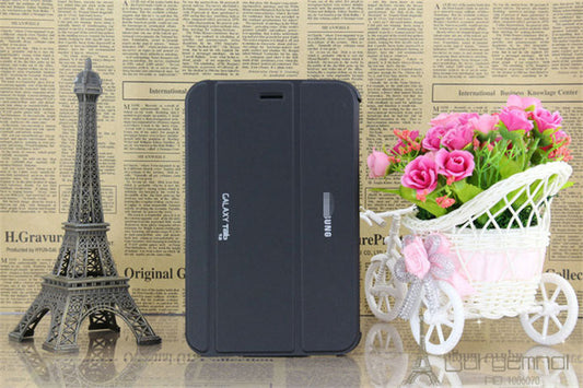 PU Leather Stand Case Cover CASSE funda For Samsung Galaxy Tab 2 7.0 P3100 P3113 7 inch tablet case+film+Stylus Pen - Shopy Max