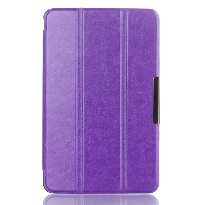 1pcs Magnet Hard Shell PU Leather Cover Case for LG Gpad G Pad V400 V410 7 inch Tablet, Smart + Screen Protector + Stylus Pen