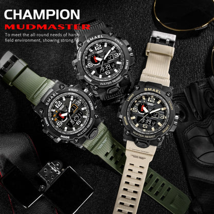 Men Military Watch 50m Waterproof Wristwatch LED Quartz Clock S
