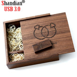 SHANDIAN Wood Album Style High Speed USB 3.0 4GB 8GB 16GB