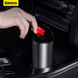 Baseus Car Trash Bin Can Mini Auto Dust Organizer Car Interior Rubbish Bag