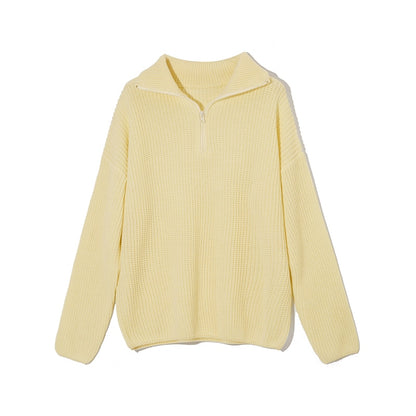 WOTWOY Autumn Winter Thickening Knitted Sweater Women Casual