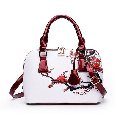 Designer Printed Bags For Women Famous Brand Ladies Shopper Bag Shell Elegant Floral