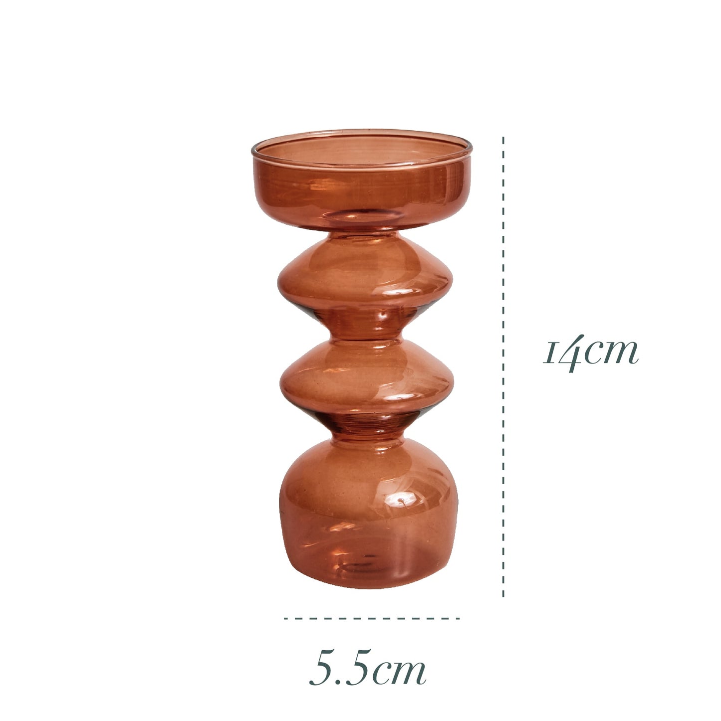 Glass Candle Stick Holders Taper Candles Holder for Candlestick Dinner