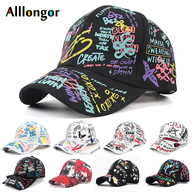 Baseball Cap Women Men 2022 Summer Letter Print Snapback Bone Gorras Para Hombre Casquette Femme Hip Hop Women's Hats Black Caps