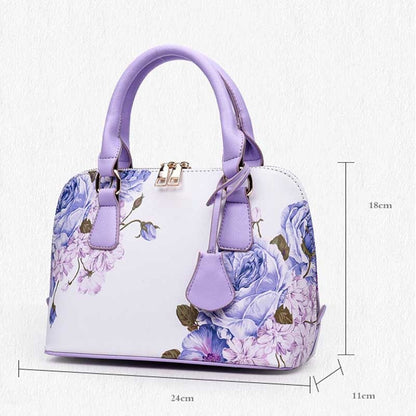Designer Printed Bags For Women Famous Brand Ladies Shopper Bag Shell Elegant Floral