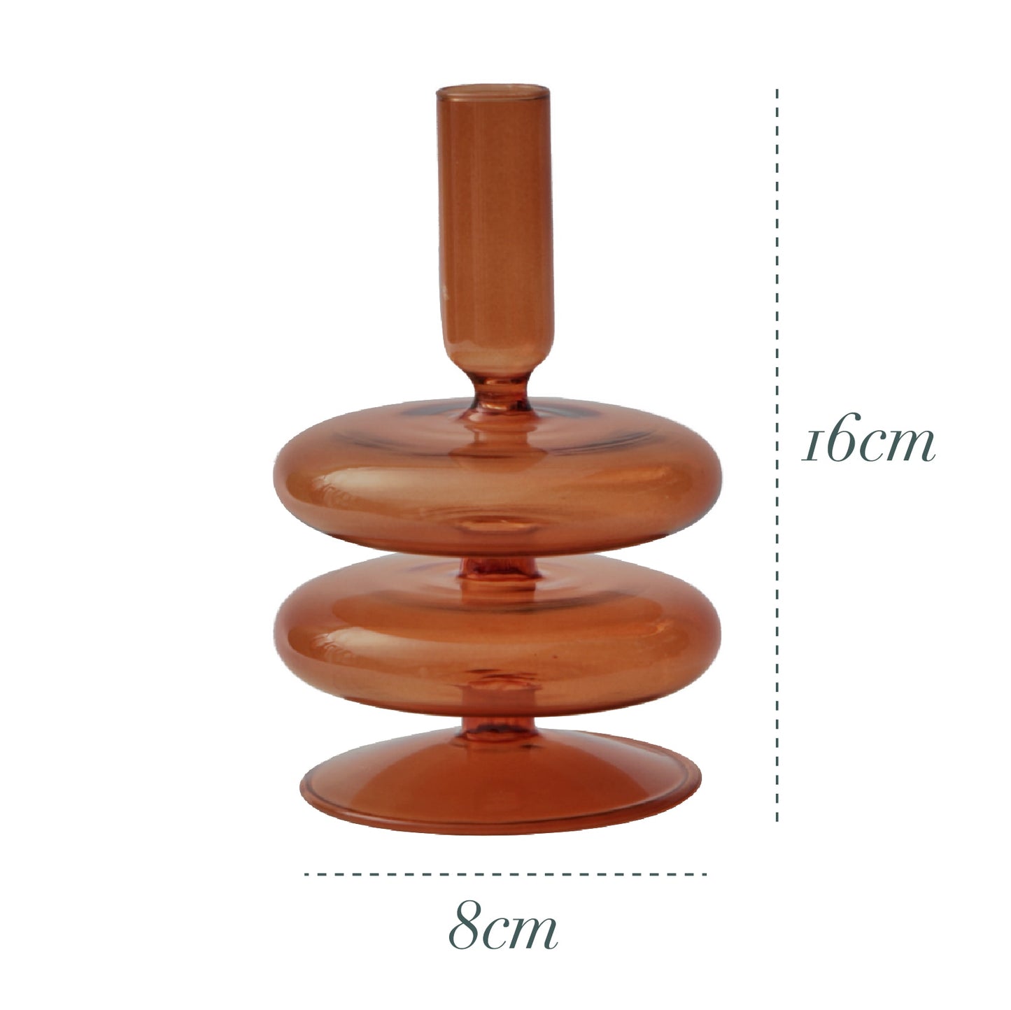 Glass Candle Stick Holders Taper Candles Holder for Candlestick Dinner