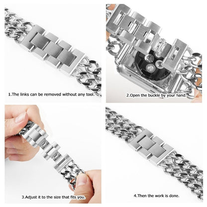 Steel Band For Apple Watch 7 6 se 5 4 3 2 1 38 42mm 40mm