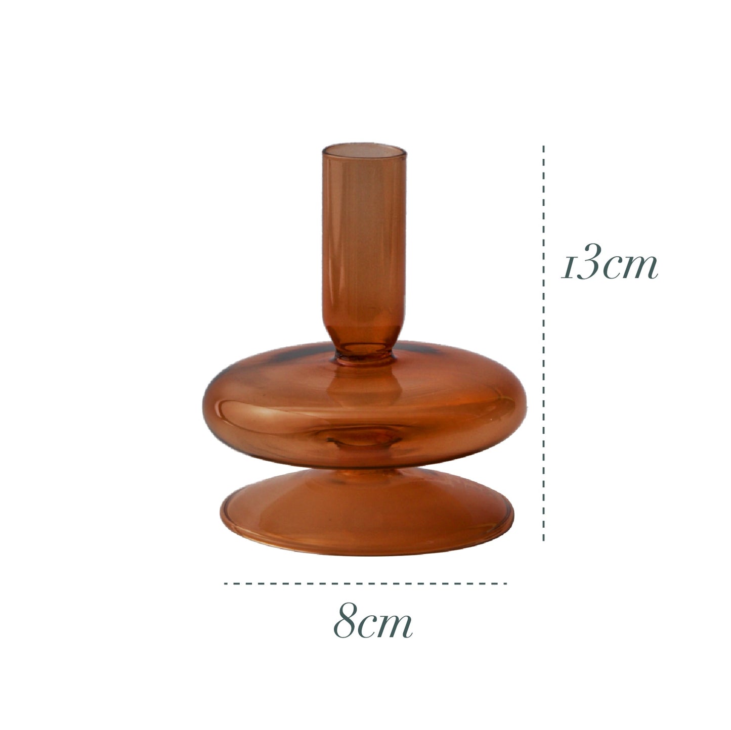 Glass Candle Stick Holders Taper Candles Holder for Candlestick Dinner