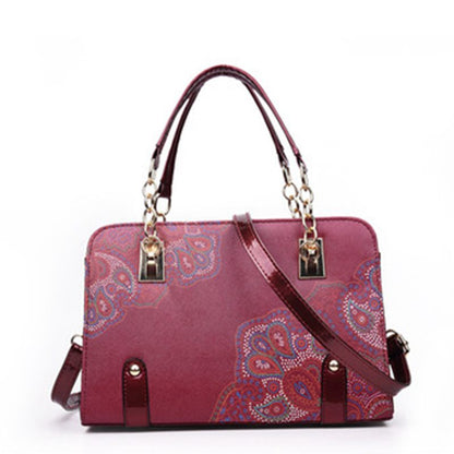 Designer Printed Bags For Women Famous Brand Ladies Shopper Bag Shell Elegant Floral