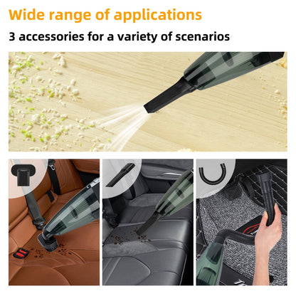 Car Wireless Vacuum Cleaner 9000PA Powerful Cyclone Suction