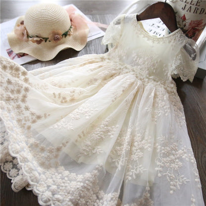 Elegant Flower Girls Dress Wedding Party Princess