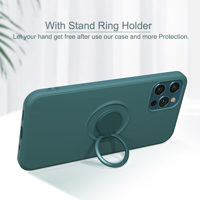 Soft Liquid Silicone Case For iPhone 13 12 11