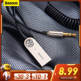 Baseus Bluetooth Transmitter Wireless Bluetooth Receiver 5.0 Car AUX 3.5mm