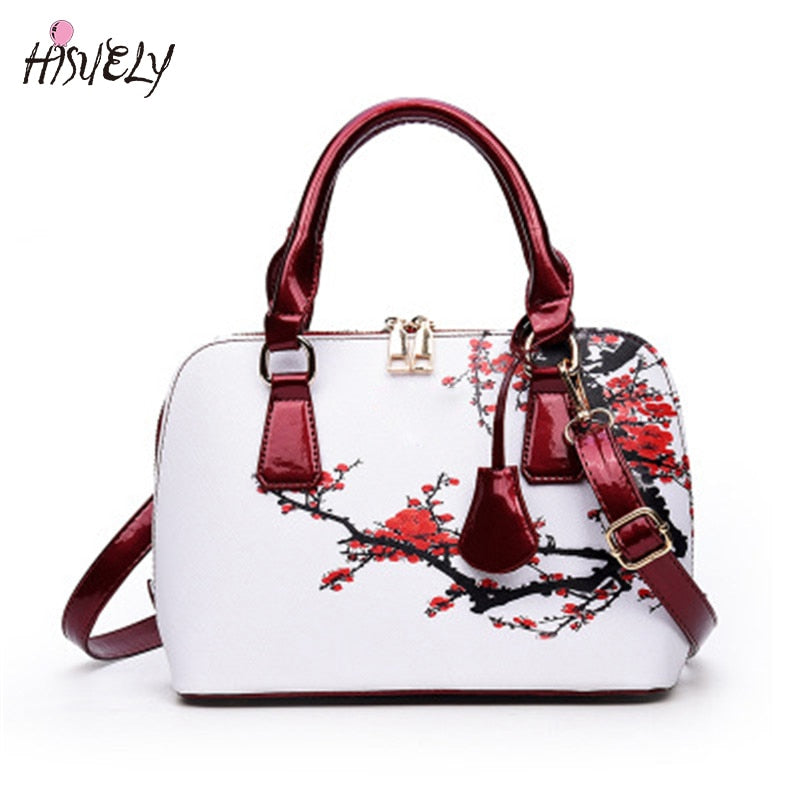 Designer Printed Bags For Women Famous Brand Ladies Shopper Bag Shell Elegant Floral