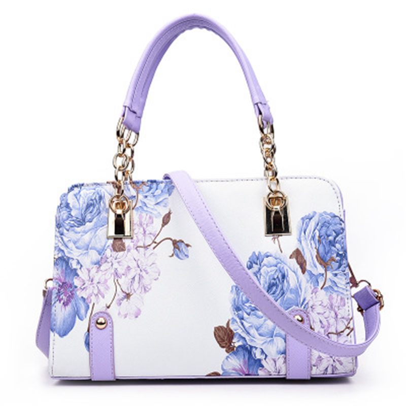 Designer Printed Bags For Women Famous Brand Ladies Shopper Bag Shell Elegant Floral