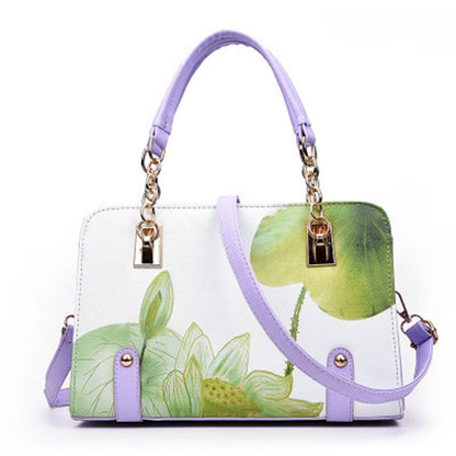 Designer Printed Bags For Women Famous Brand Ladies Shopper Bag Shell Elegant Floral