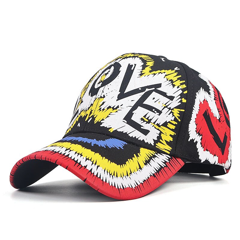 Baseball Cap Women Men 2022 Summer Letter Print Snapback Bone Gorras Para Hombre Casquette Femme Hip Hop Women's Hats Black Caps