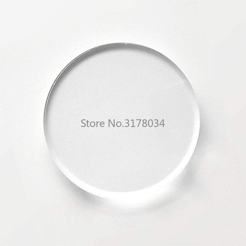 Extruded Circle Acrylic Discs Sheet For picture frames Round Cake Disks Holders DIY Craft Bake Goods Tool