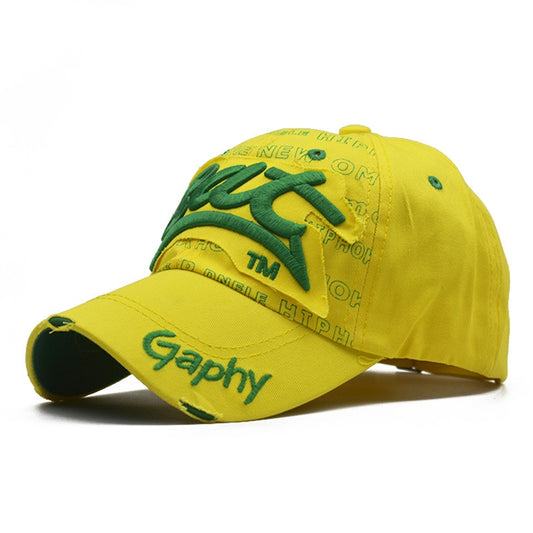 Fashion hip hop unisex baseball cap GAPHY embroidered cotton rebound cap summer outdoor sports Casual Streetwear Bone Accessorie